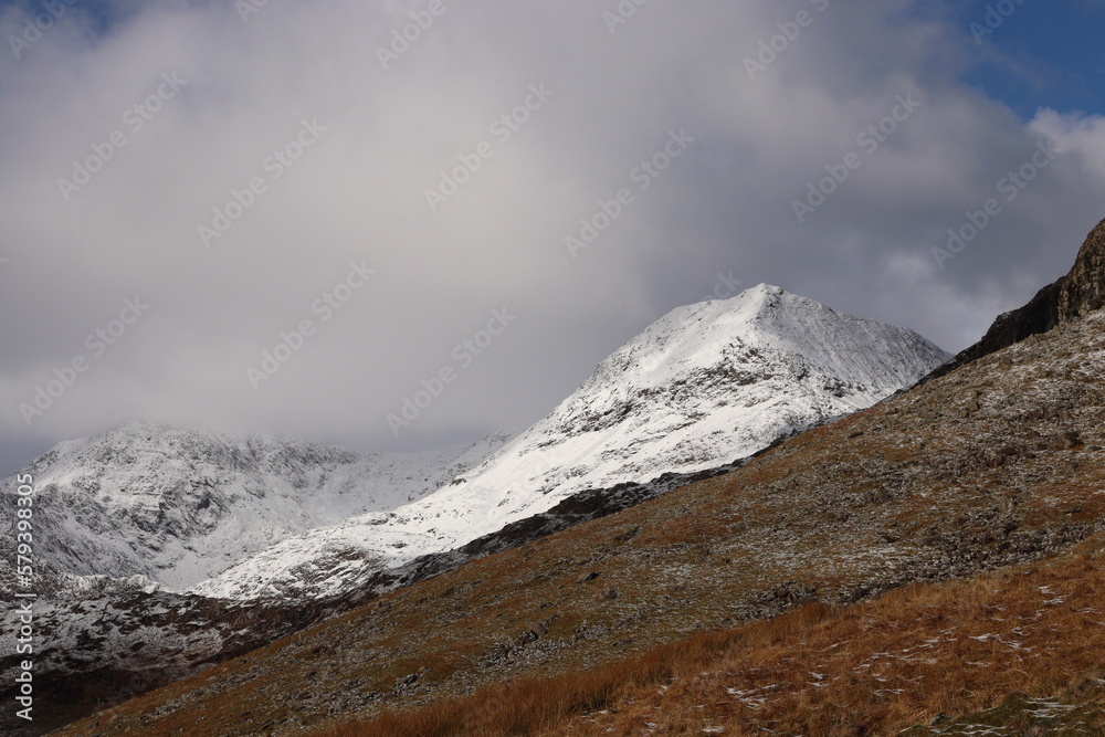 Snowdon Snowdonia wales winter