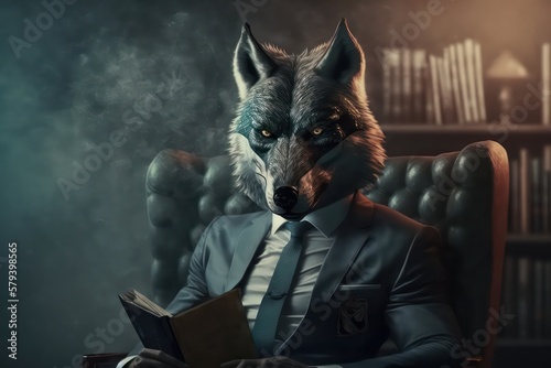 A fox business man, generated with ai 