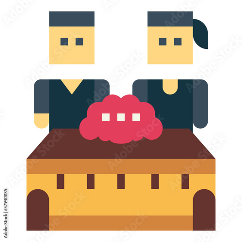 funeral flat icon style
