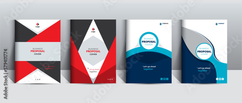 Business Proposal Cover Design Template is adept to the Multipurpose Project such as an annual report, brochure, flyer, poster, presentation, catalog, cover, booklet, website, magazine, portfolio, etc