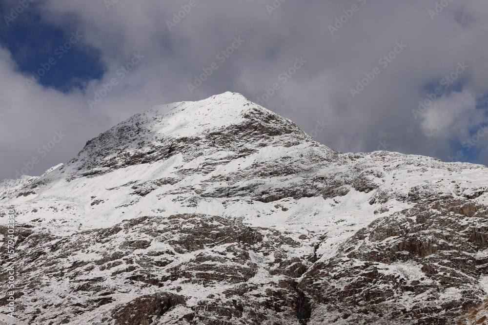 Snowdon Snowdonia wales winter