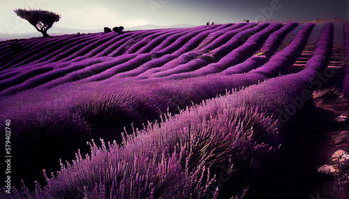 Lavendel Landschaft