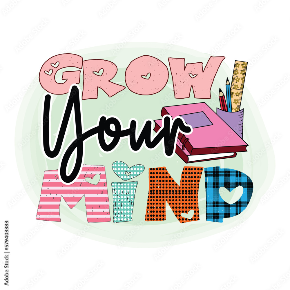 Obraz premium Book Lover Craft Sublimation Design