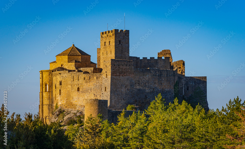 castle of loarre spain exterior view east zone