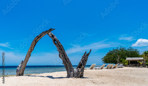 Beach view  Gili Island  Indonesia