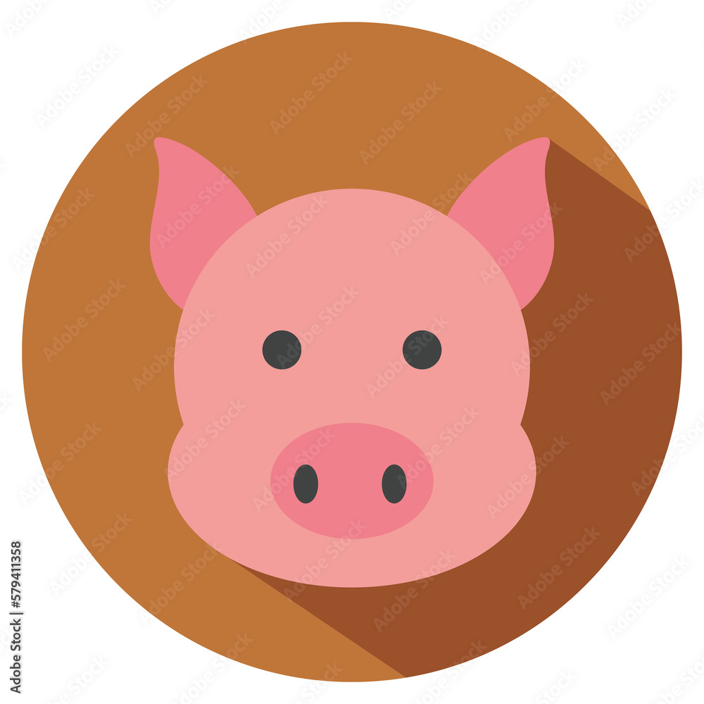 pig icon PNG image with transparent background pig icon PNG image with transparent background