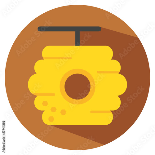 Honeycomb icon PNG image with transparent background