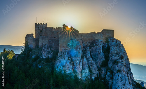 loarre castle spain sunrise