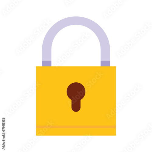 Security padlock icon png image with transparent background