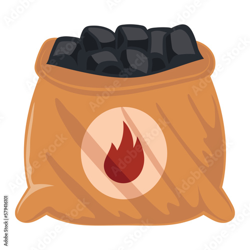 grill charcoal sack