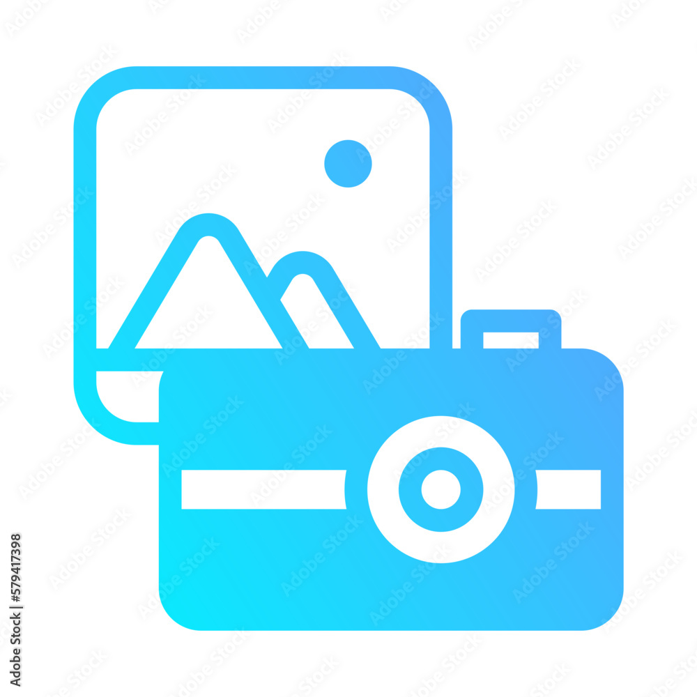 Icon Camera and Picture, Holyday. editable file and color. Icon Camera and Picture, Holyday. editable file and color.