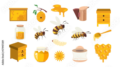 Foto Honey cartoon collection