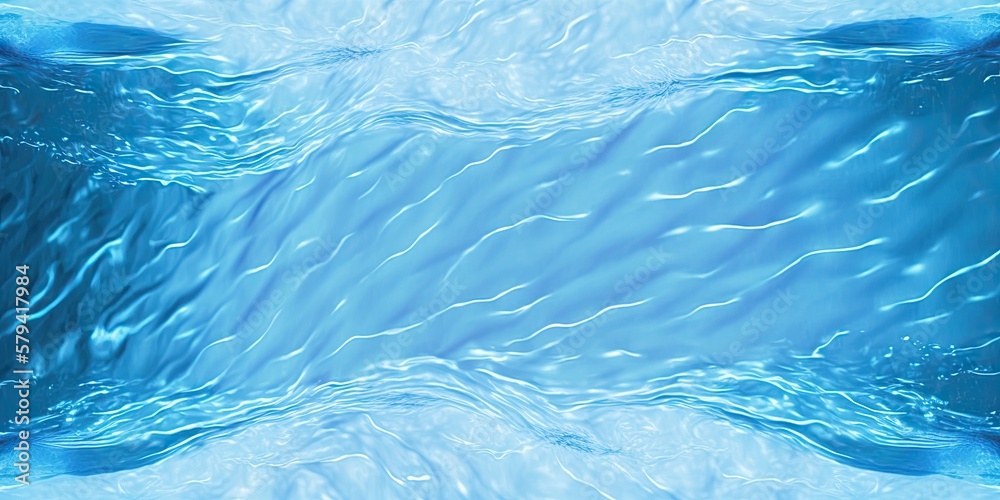Cosmetic water with ripples and waves. Generative ai.