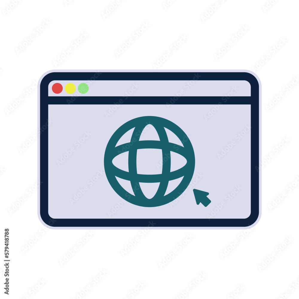 Web Page icon. sign for mobile concept and web design. vector illustration Web Page icon. sign for mobile concept and web design. vector illustration