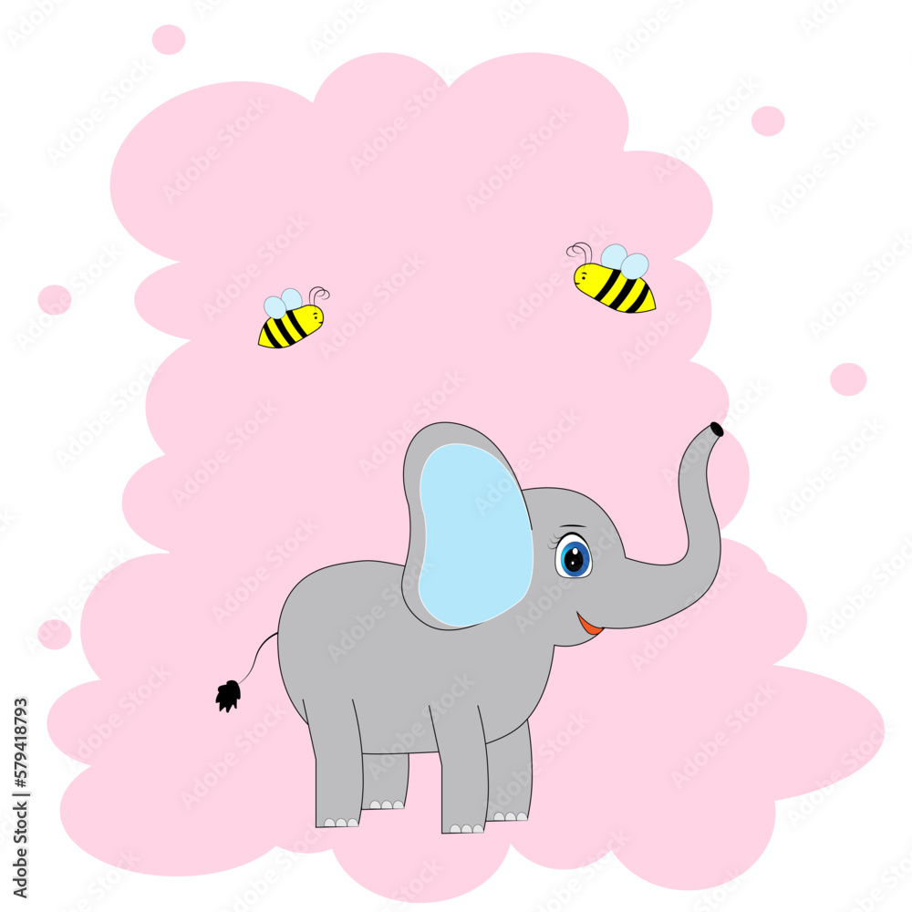 baby elephant vector illustration baby elephant vector illustration