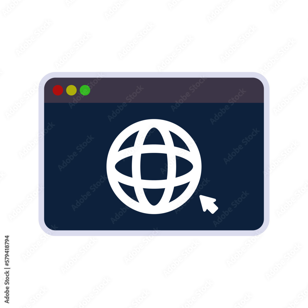 Web Page icon. sign for mobile concept and web design. vector illustration Web Page icon. sign for mobile concept and web design. vector illustration
