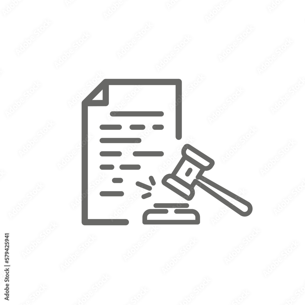 Lawsuit icon being banging the gavel for advocacy justice. Lawsuit icon being banging the gavel for advocacy justice.