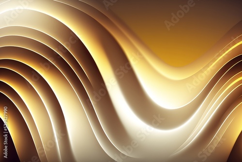 Abstract wavy background with a futuristic feel - Generative AI