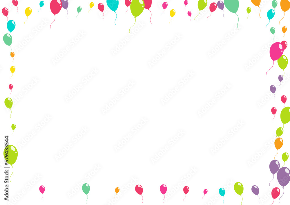 Cute Surprise Baloon Vector White Background. Cute Surprise Baloon Vector White Background.