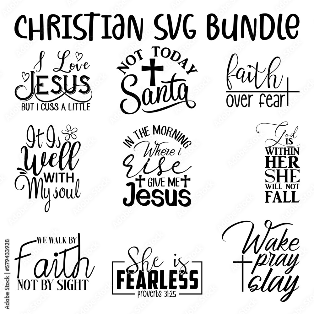 Christian SVG Bundle Christian SVG Bundle