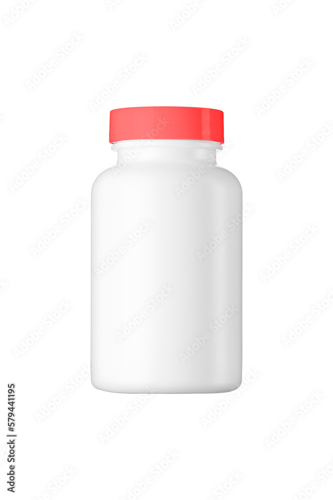 Pills bottle on white background. Isolated Pills bottle on white background. Isolated