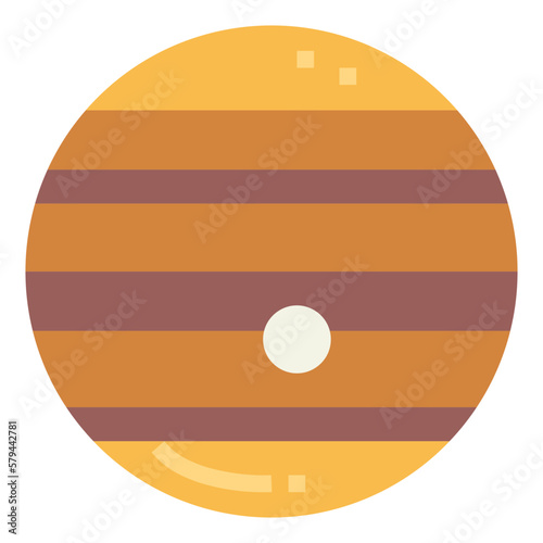 planet flat icon style