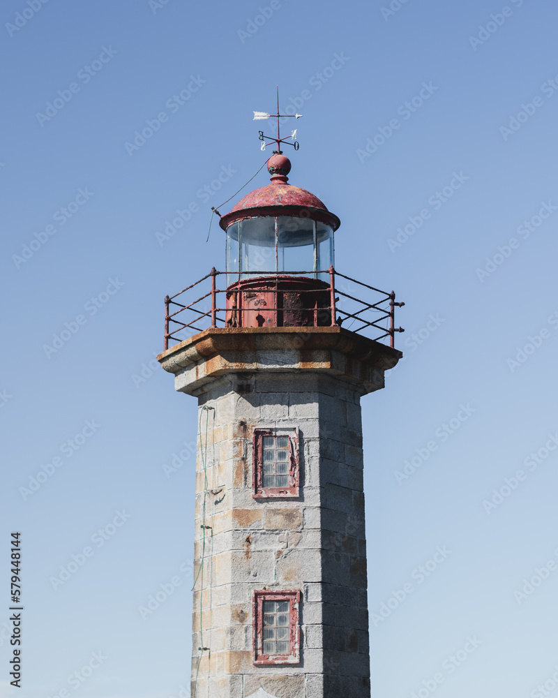 Portugal weathered Lighthouse