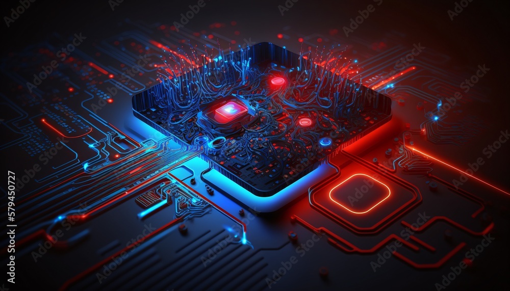 arrière plan, fond graphique abstrait, électronique, informatique ...