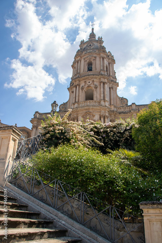 Duomo of San Giorgio ( "Cathedral of St George", in Modica, Province of Ragusa, Sicily, Italy. included in the World Heritage List by UNESCO