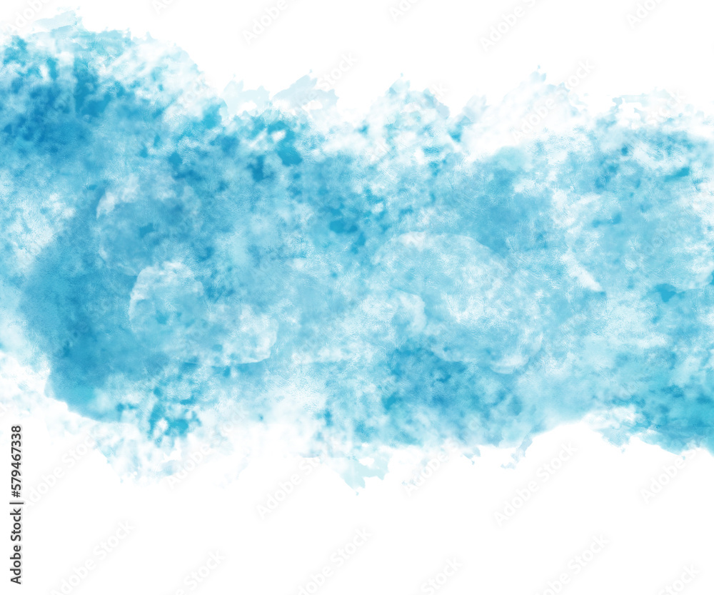 A sky-inspired watercolor background can be created by skillfully blending different shades of blue and white paints, allowing them to merge and flow across the paper in a way that mimics the natural 