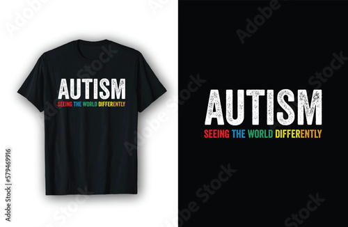 Autism Awareness Month Autism t-shirt Design