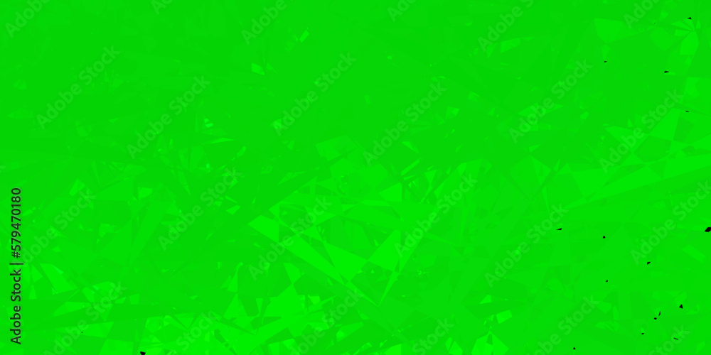 Dark green vector background with polygonal forms. Dark green vector background with polygonal forms.