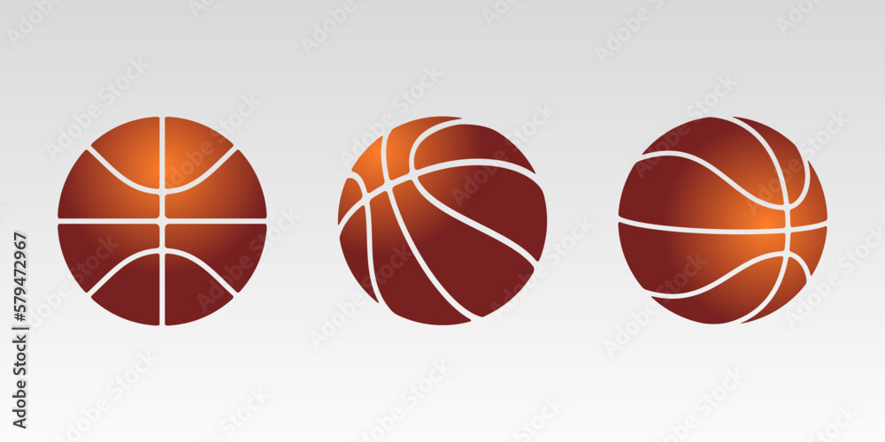 basketball ball vector Illustration