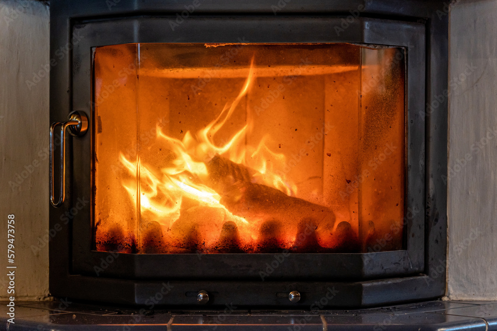 cozy fire in the fireplace cozy fire in the fireplace