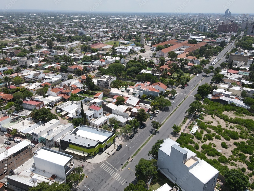 Obraz premium aerial view of area