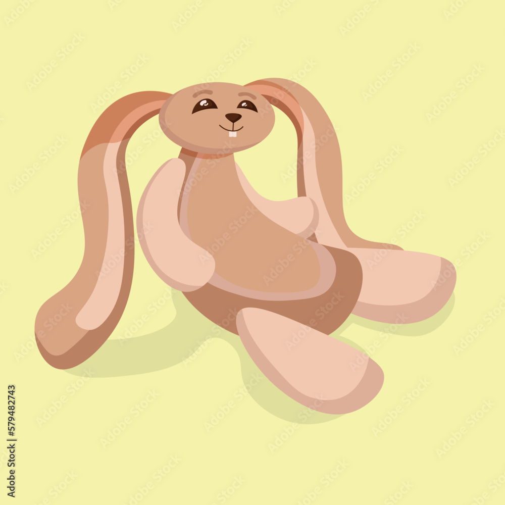 Toy plush rabbit