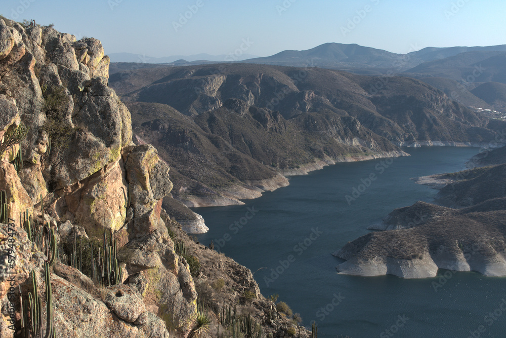 Beautiful landscape of the watchman viewpoint in Mexico