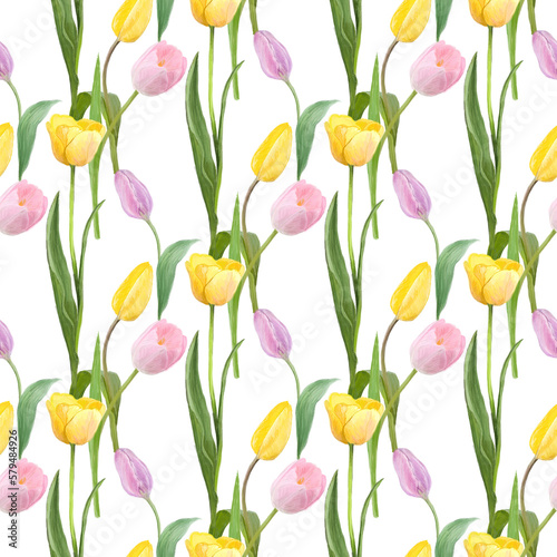 floral seamless pattern © milavas
