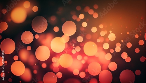 Blurred abstract background with a beautiful bokeh, generative ai