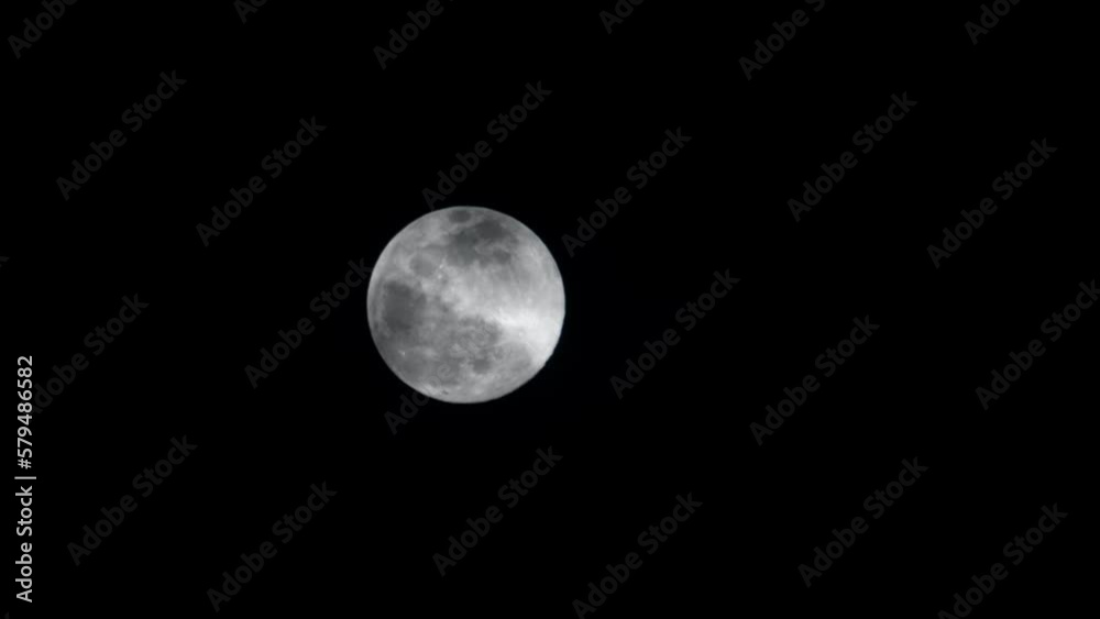 Timelapse - Full Moon on a Dark Cloudy Night Timelapse - Full Moon on a Dark Cloudy Night