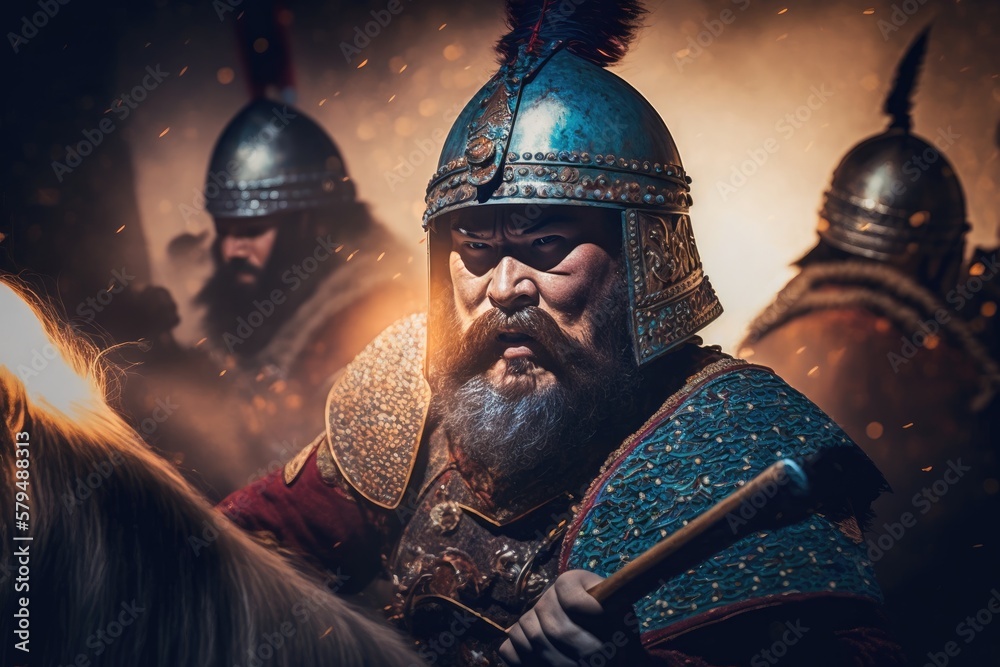 Genghis Khan, The Fierce And Mighty Conqueror, Leader Of The Mongol ...