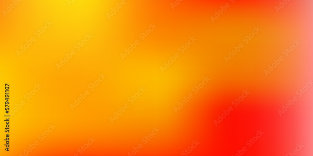 Light red, yellow vector abstract blur layout.
