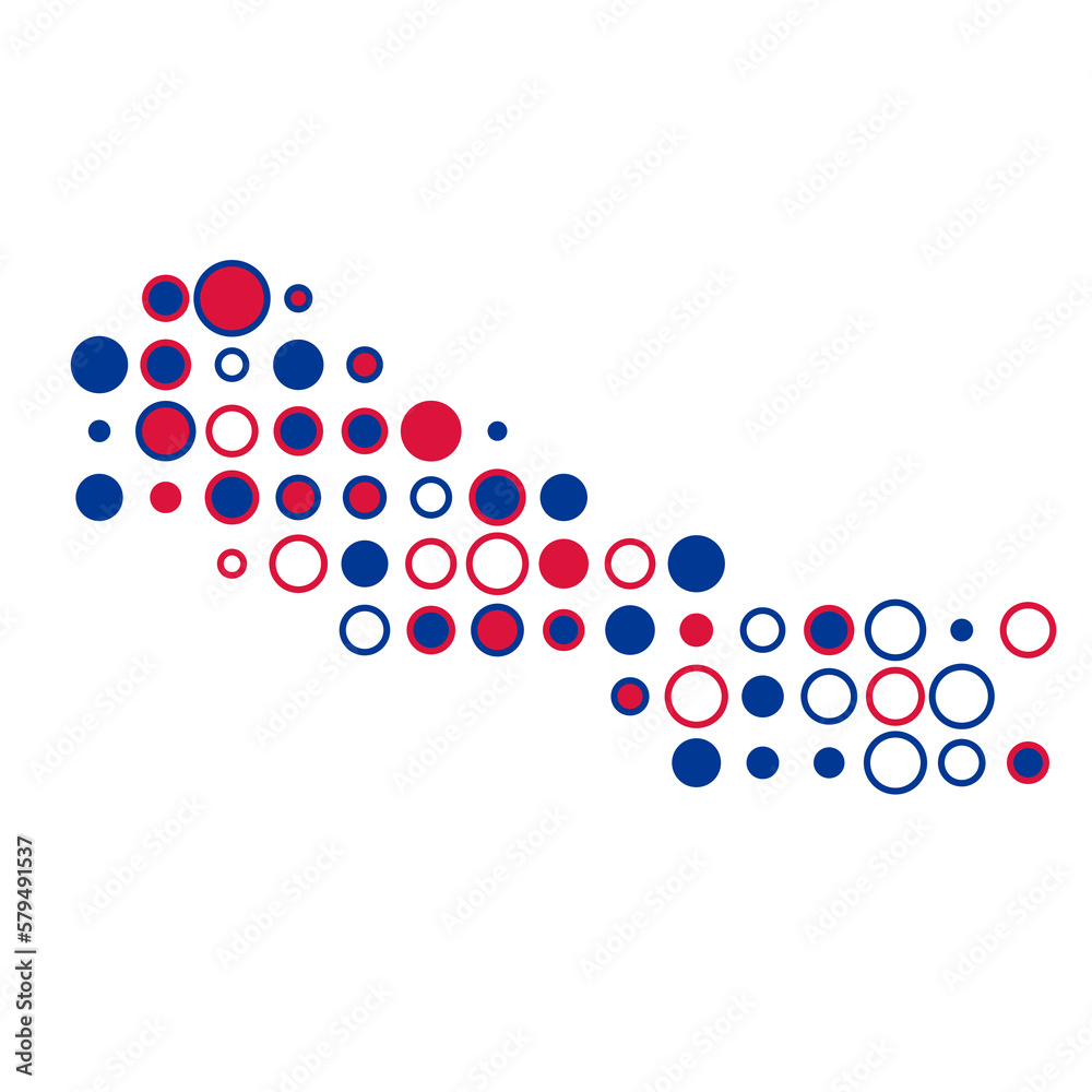 Nepal Silhouette Pixelated pattern map illustration Nepal Silhouette Pixelated pattern map illustration