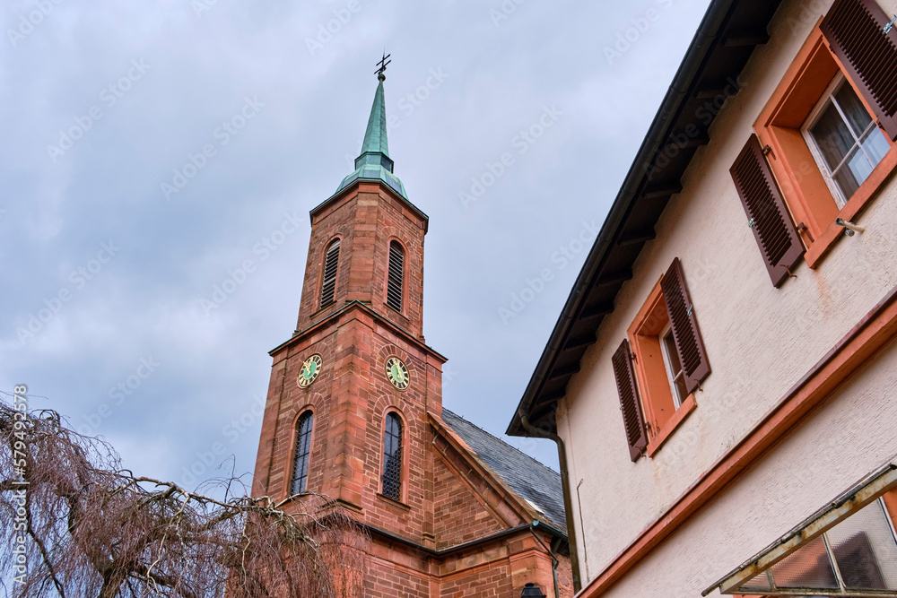 Dilsberg Catholic Church, Baden-Wurttemberg, Germany