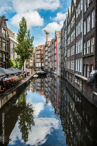 city canal in amsterdam 