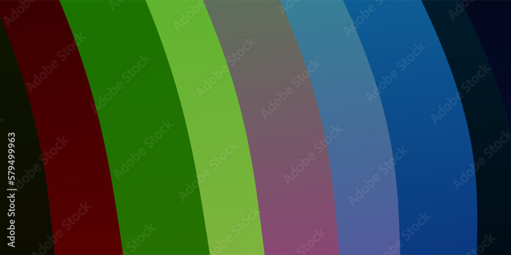 Obraz premium Light Multicolor vector layout with curves.