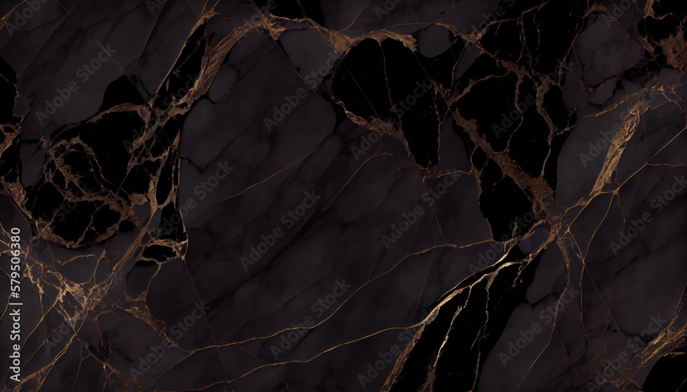 Background mixed black and gold colors. Luxury marble texture. Marble wallpaper. Dark and golden background. generative ai