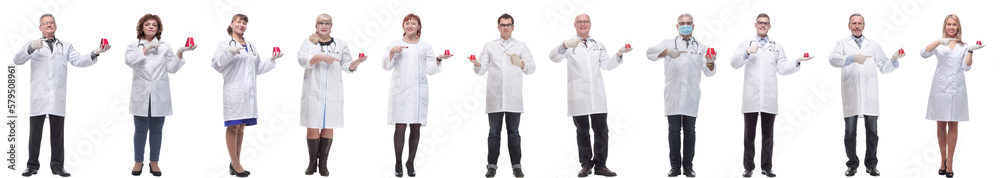 laboratory assistant holding a flask with liquid isolated laboratory assistant holding a flask with liquid isolated