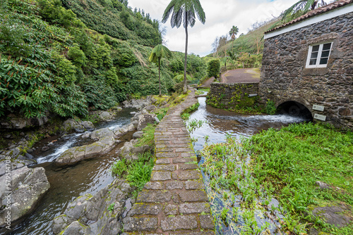 Moulin à eau, Sao Miguel, Ribeira das caldeirões