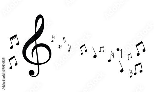 music note icon aesthetic, sound and melody symbols, music note icon transparent background